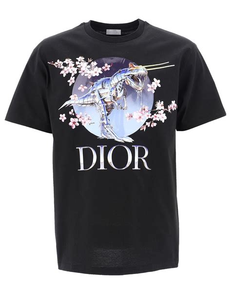 dior mens t shirt dinosaur|Dior long sleeve shirt men.